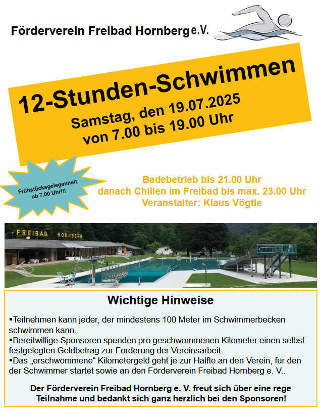 12 Stunden Schwimmen 2025