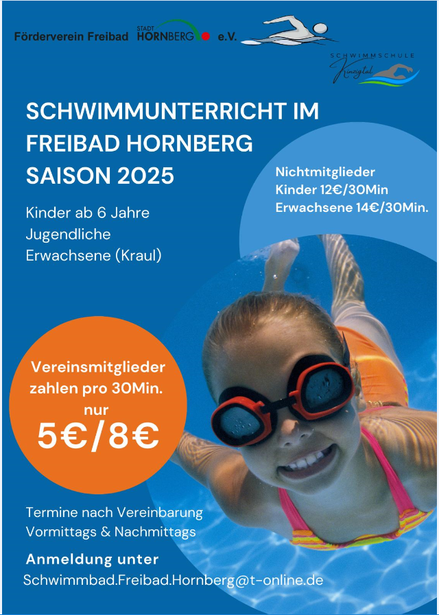 schwimmunterricht freibad hornberg foerderverein freibad